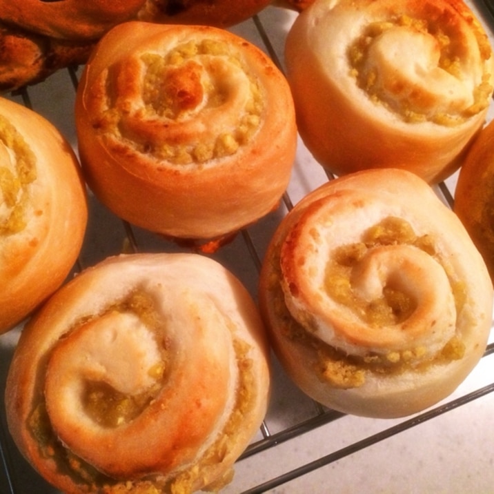 秋のパン祭り マロンクリームパン レシピ 作り方 By Ol2 楽天レシピ